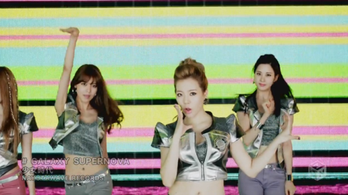 Aegyo? Pft. I amout fiercing Sunny with my right arm.